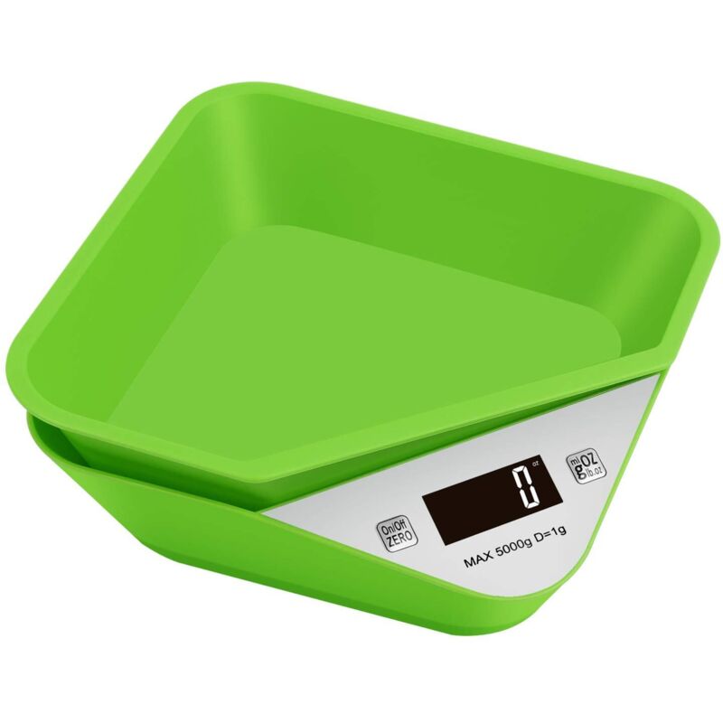 Elektronische Küchenwaage, Hochpräzise Digitale Lebensmittelwaage, Multifunktional Mit Abnehmbaren Schalen Und Lcd-display, Max. 11 Lb/5 Kg