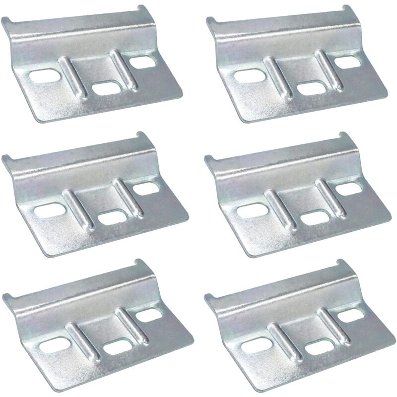 6-teiliges Befestigungsset Für Hängeschienen, Halterungen Für Schränke, Möbel-hängeschienen Für Möbel, 60 Mm, Küchenschränke, Schränke, Möbel, Kleiderschränke