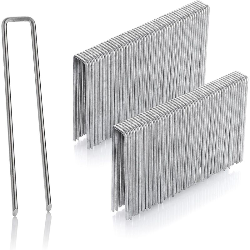 100er-pack 3-mm-stahl-befestigungsheringe, 150 Mm Lang, 40 Mm Breit