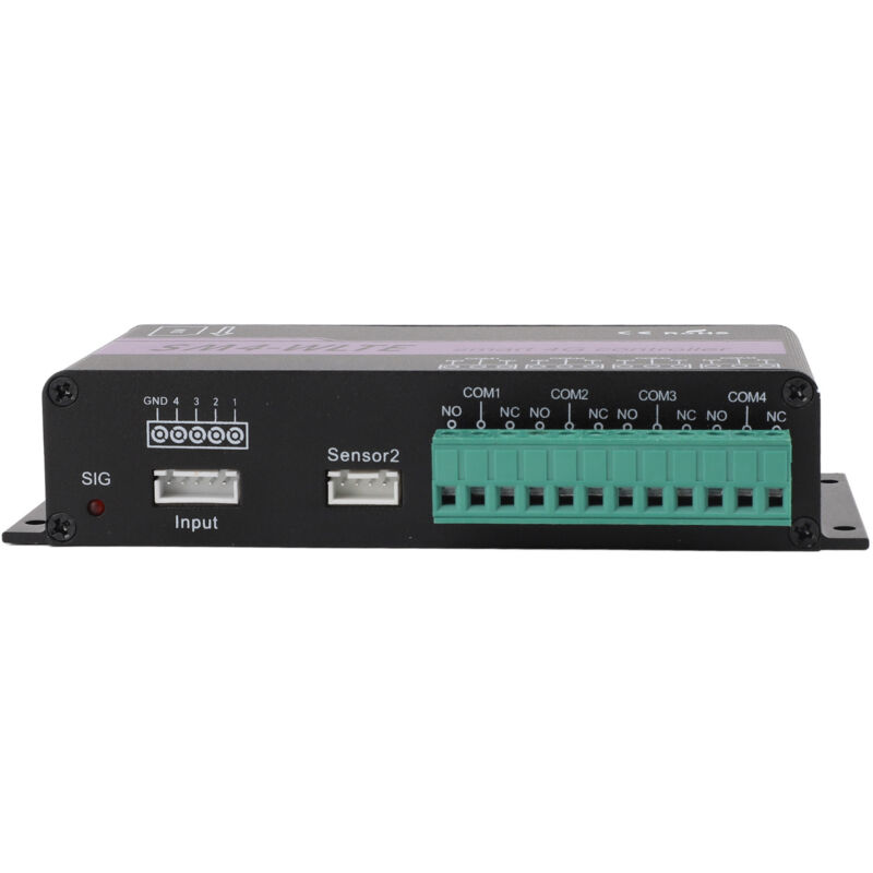 4g 4-kanal Gsm-fernsteuerungsrelais-schalter Mit App-, Web- Und Sms-alarmsteuerung Für Temperatur, Luftfeuchtigkeit Und Stromausfall, Eu-stecker 100–240 V