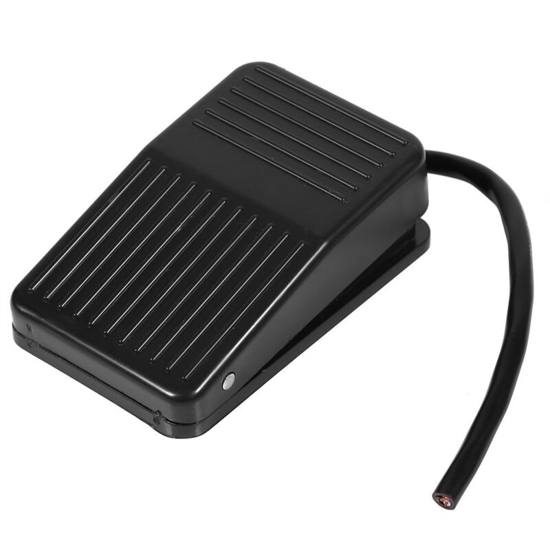 Fußpedalschalter-steuerung, 220 V, 10 A, Elektrischer Kunststoff-fußpedalschalter, Ein-/aus-steuerung Mit 10 Cm Langem Kabel