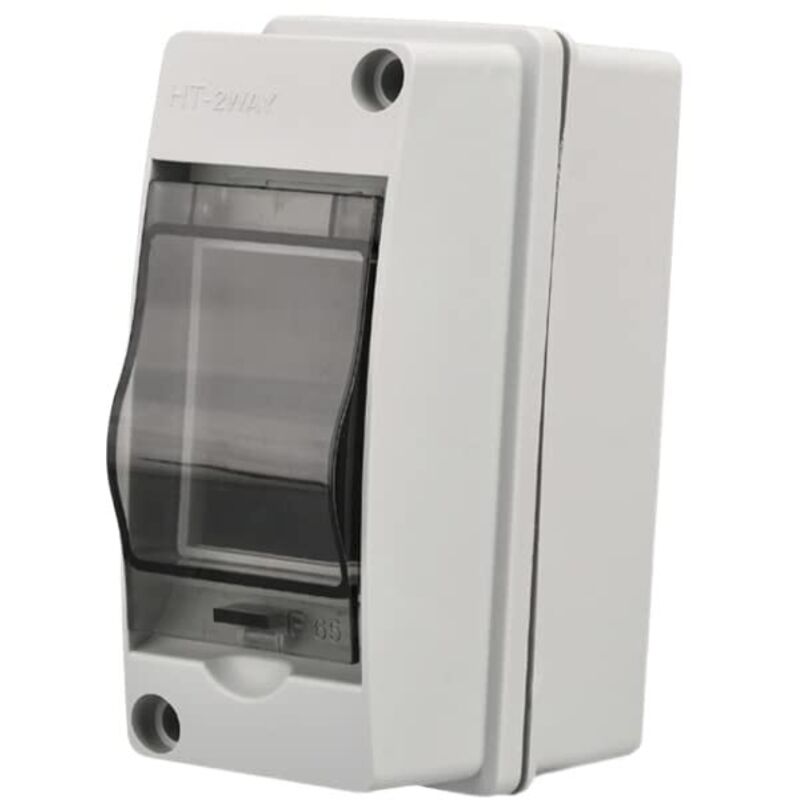 Ip65 Wasserdichter Außen-schaltkasten, 2 Module, Abs-kunststoffoberfläche, Wasserdichter Außen-schaltkasten, Schaltschrank, Modulare Anschlussdose (2-fach)