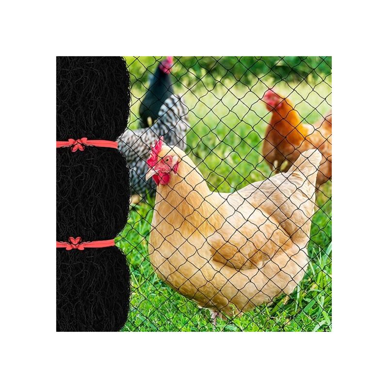 25 X 50 Ft Vogelabwehrnetz Mit 1-zoll-quadratmaschen, Wiederverwendbares Gartennetz Für Hühnerställe, Nylon-geflügelnetz Für Wildzaun Zum Schutz Von Gemüse Und Obstbäumen Vor Eichhörnchen.