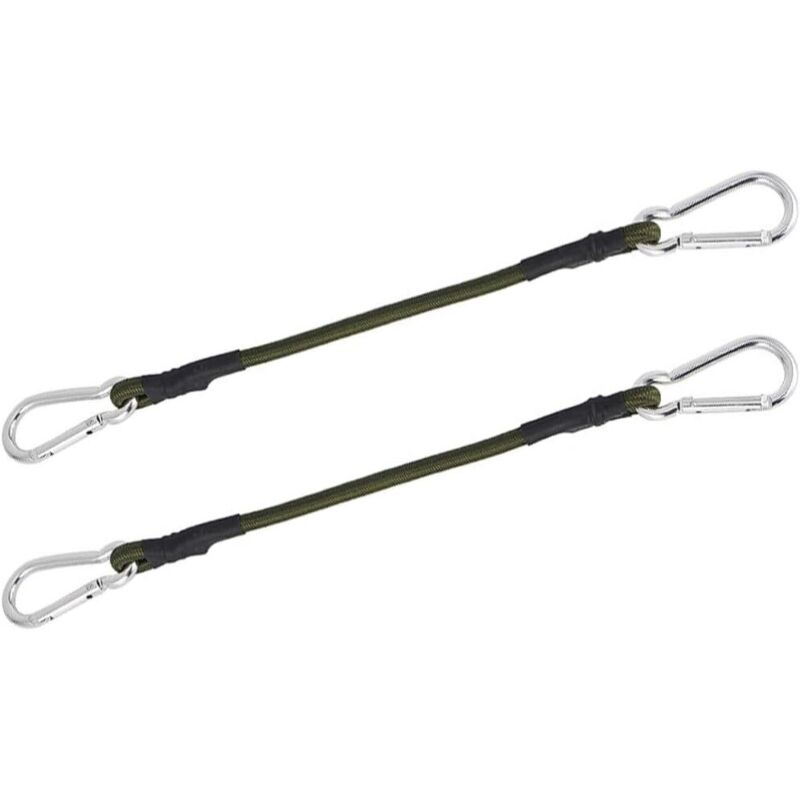2er-pack 30 Cm Robuste Bungee-seile Für Camping, Gepäck, Reisen