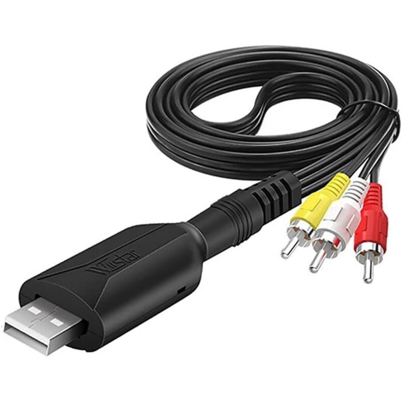 Usb 2.0-videoaufzeichnungskarte, Cinch-zu-usb-audio-video-aufzeichnungsadapter, Vhs, Dvd, Av Zu Digital