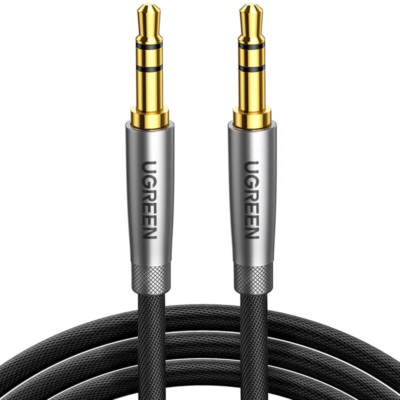 3,5-mm-klinkenstecker, Geflochtenes Nylon-stereo-aux-kabel, Kompatibel Mit Iphone 6s, Ipad, Ipod, Pc, Ps5-controller, Kopfhörern, Hifi-system, Autoradio Und Soundbar (1 M)