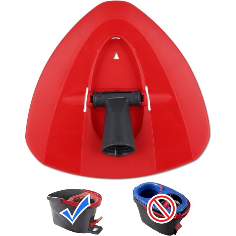 Ersatz-wischmoppkopf, Dreieckige Wischmoppbasis, Drehbare Wischmoppscheibe, Kompatibel Mit Ocedar Und Vileda Easywring 2-in-1 Turbo-wischmopp