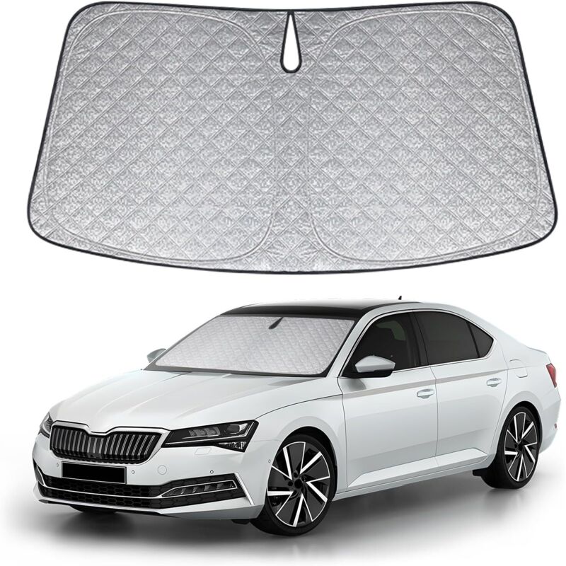 Sonnenschutz Für Die Frontscheibe Des Skoda Superb (2016–2024), Faltbar, Verdickt, Für Den Innenraum, Schützt Vor Uv-strahlung