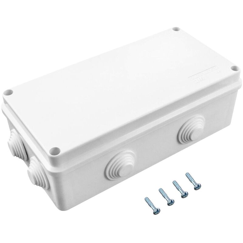 Ip65 Wasserdichte Anschlussdose Aus Abs-kunststoff – Abmessungen 200 X 100 X 70 Mm – Schutz Für Elektrische Außeninstallationen