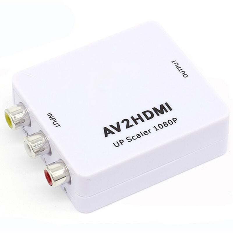 Rca Cvbs Av Zu Hdmi Audio-video-konverter-adapter Für Kamera, Dvd, Vhs, Vhs-videorecorder, Psp, Xbox, Ps2 An Neuen Monitor Oder Projektor