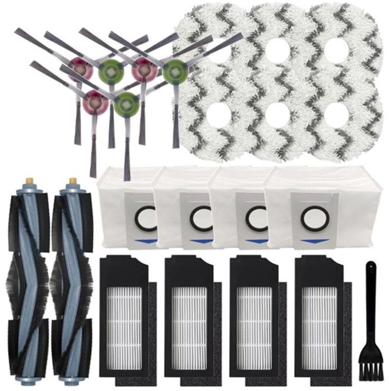 Haupt-/seitenbürste, Hepa-filter, Wischmopp-pad, Staubbeutel, Wischtuchhalterungen Für Ecovacs-räume