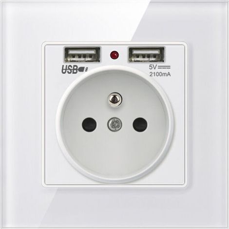 Betterlife Wandstecker, Elektrischer Wandstecker Mit Dual-usb-ladegerät Für Iphone/android (1 Stück)