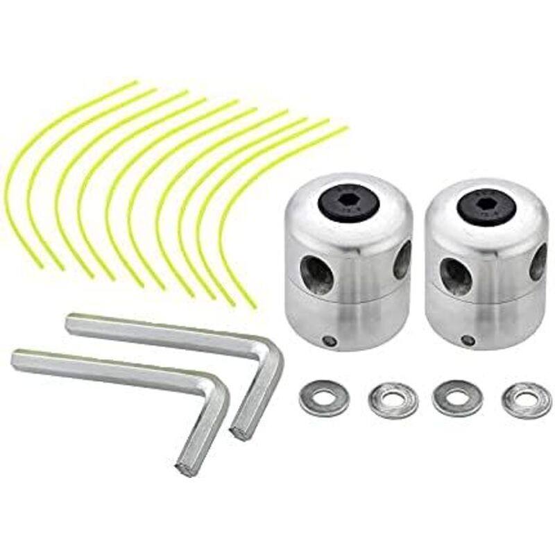 Packung Universal-aluminium-freischneiderköpfe Doppel-nylon-fadenkopf Fadenspule Zubehör Für Freischneider