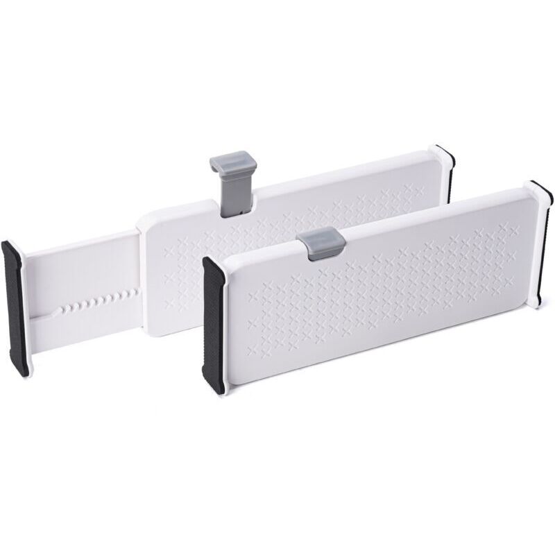 Set Mit 5 Schubladeneinsätzen Aus Kunststoff, 10 Cm Hoch, Verstellbare Schubladenorganizer Von 28 Bis 43 Cm Für Kleidung, Erweiterbare Kommodeneinsätze Für Ordnung Und Aufbewahrung