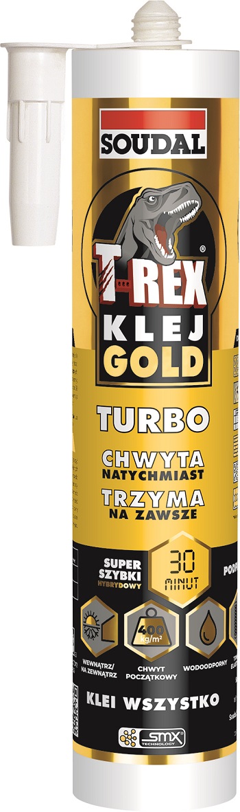 T-rex Gold Turbo Kleber 290ml Weiß
