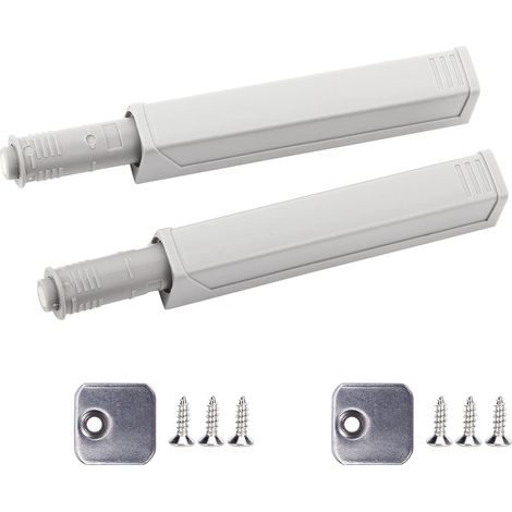 Türverschluss Mit Druckknopf, Magnetverschluss, Soft-close-dämpfer Für Küchenschränke, Schubladen Und Kleiderschränke, 2er-pack