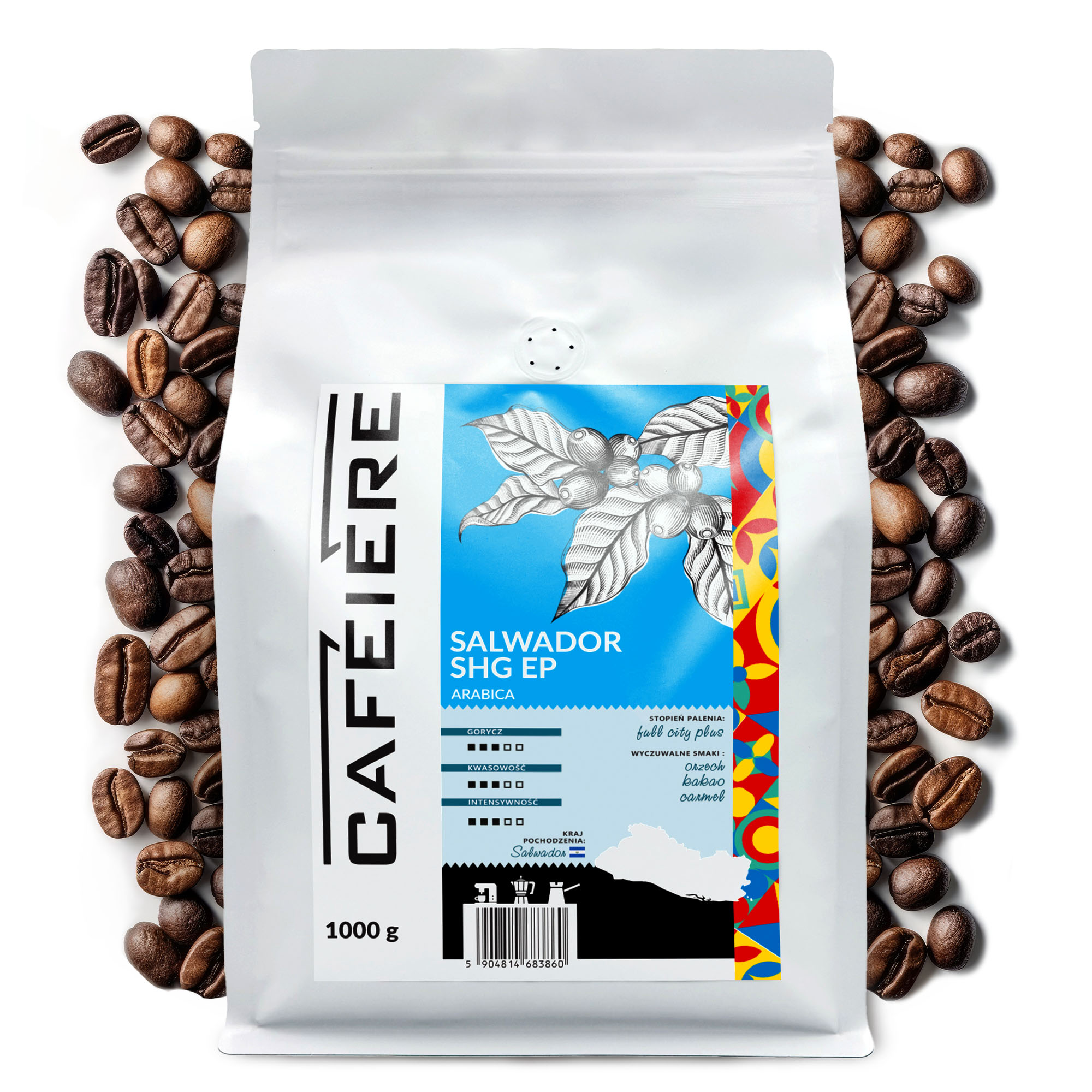 Cafeiere Arabica El Salvador Shg Ep Kaffeebohnen, 1 Kg