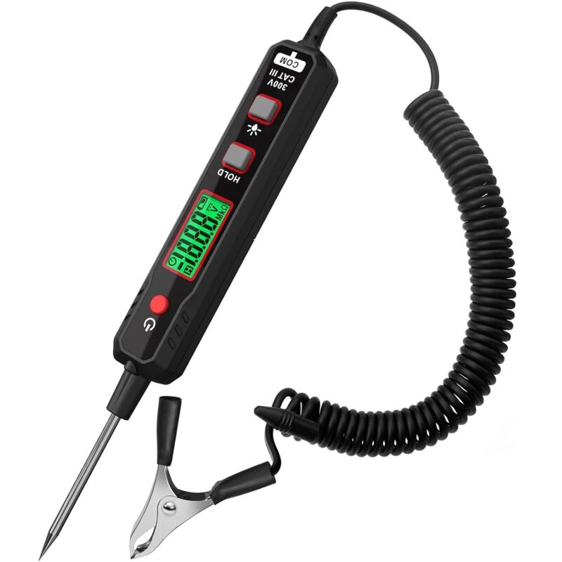 Kfz-stromkreisprüfer 0,8 Bis 100 V Dc - Fahrzeugspannungswiderstand - Kfz-lcd-teststift