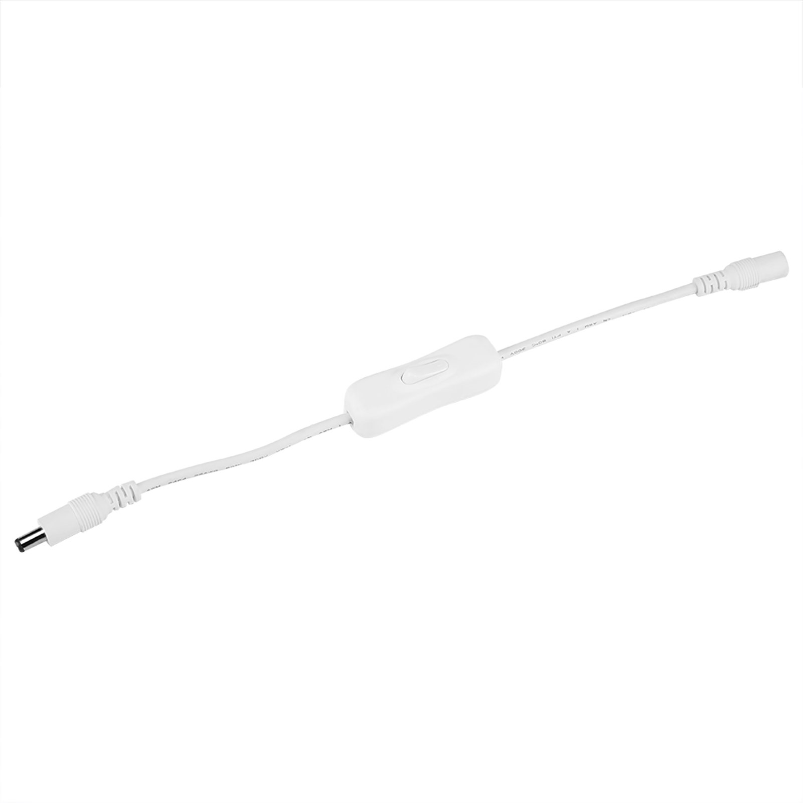 Packung Mit 5 28,5 Cm Dc-stromanschlüssen Mit Ein-/ausschalter Für Weiße Led-streifen