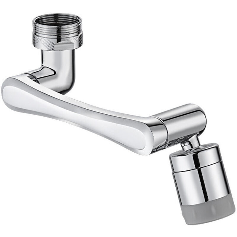 Küchen-wassersprühdüse, 1440° Drehbarer Kupfer-luftsprudler, Luftverlängerer, Spritzschutzfilter
