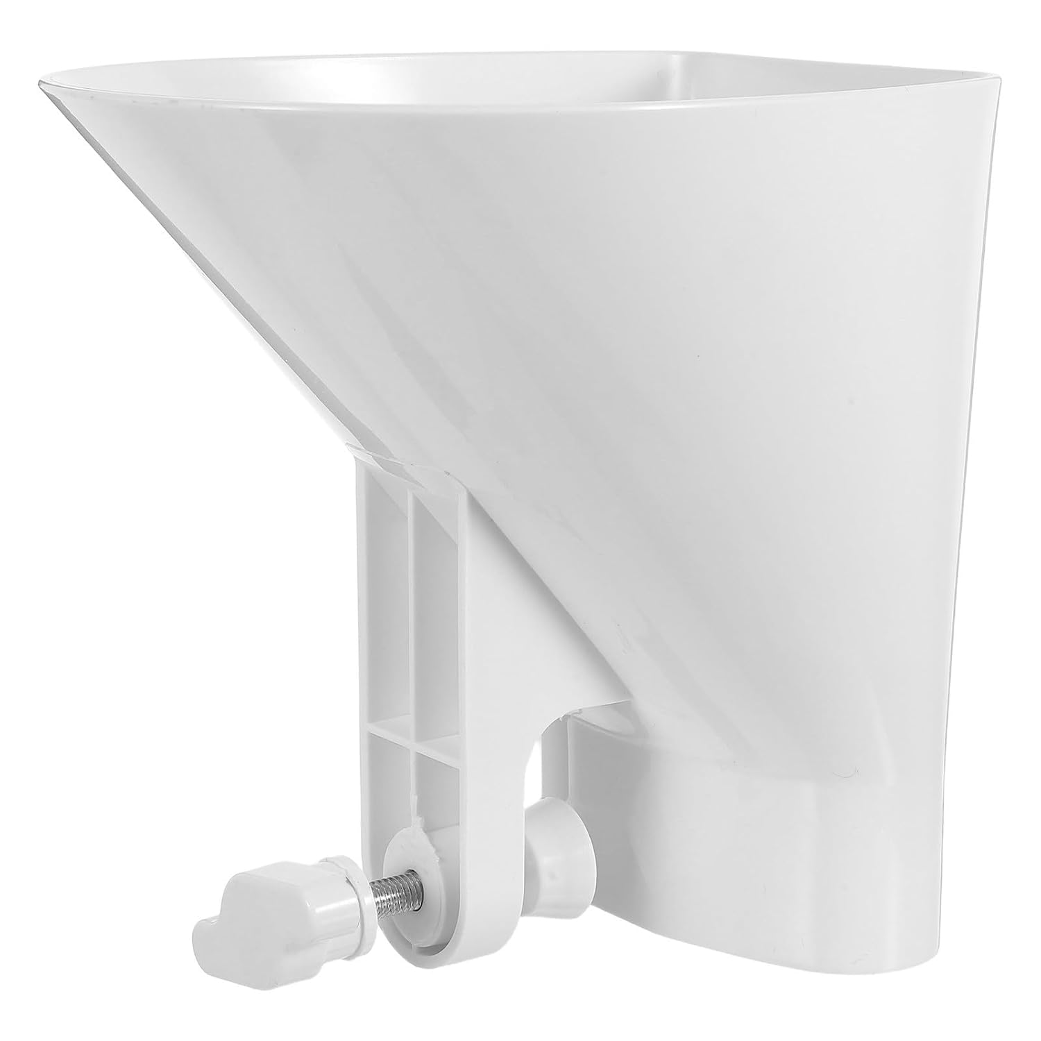 Weißer Abs Mehltrichter Für Küchenmaschinen Zubehör Platzsparend Und Präzises Einfüllen Von Zutaten Passend Für Kitchenaid Rührgeräte Mit 13,5x13x9cm Größe