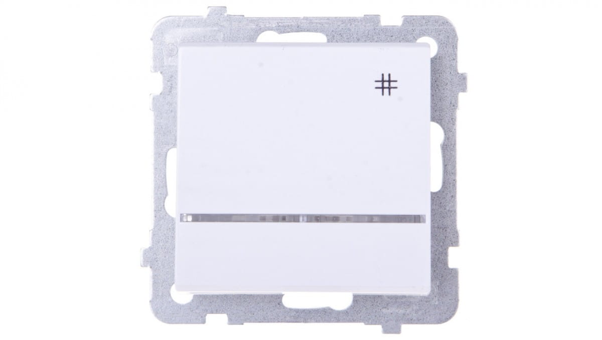 Sonata Kreuzschalter Mit Beleuchtung, Weiß Łp-4rs/m/00