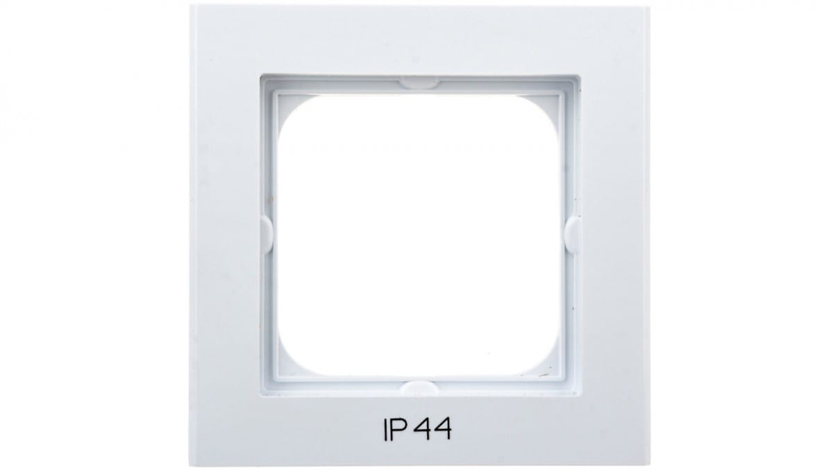 Sonata Einzelrahmen Für Ip44-schalter, Weiß Rh-1r/00