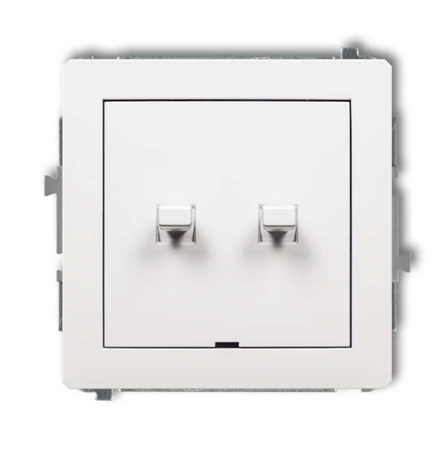 Deco Amerikanischer Kerzenständer-schalter Weiß Dwpus-2