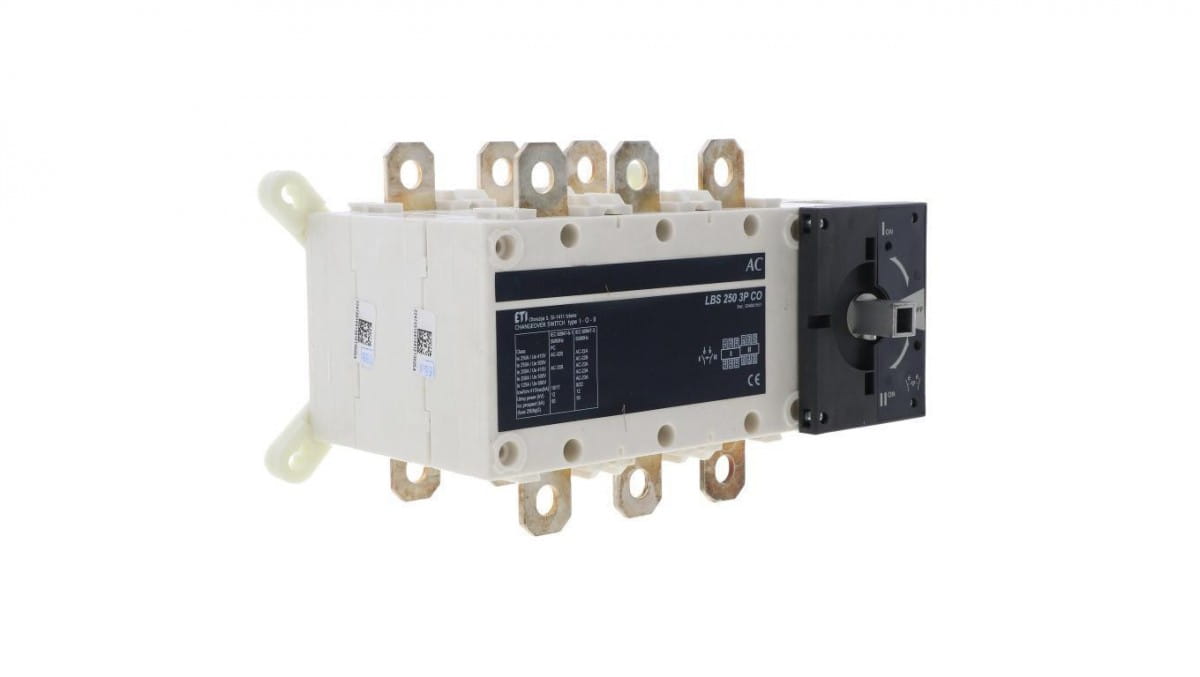 Schalter I-0-ii, Schalttafelmontage, 250 A/690 V Ac, Lbs 250 3p, Co 004661551