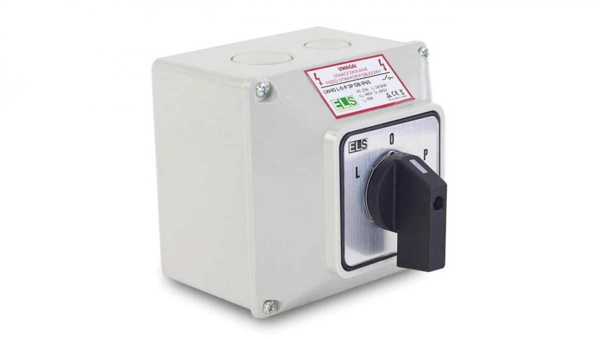 Nockenschalter L-0-p 16a 3p Im Ip65-gehäuse / Lw16 L-0-p 3p Ob