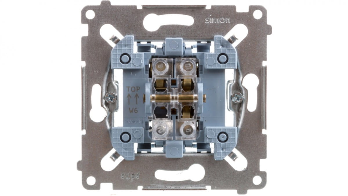 Simon 54 Treppenhausschalter, 10ax 250v Mechanismus, Schnellverbinder, Sw6m