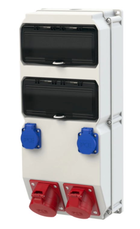 Stationäre Schaltanlage Szubin 32a/5pxc32 16a/5pxc16 2gsx2b16 Fi40 Ip44 9025512