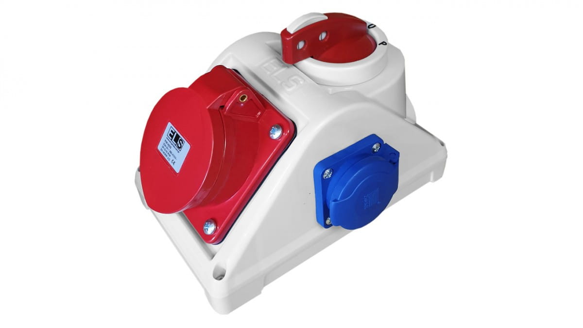 Gebäudeverteilerkasten Mit Leitungsschutzschalter L-0-p Combo 16/5 2x230v Ip44 / E960615421c