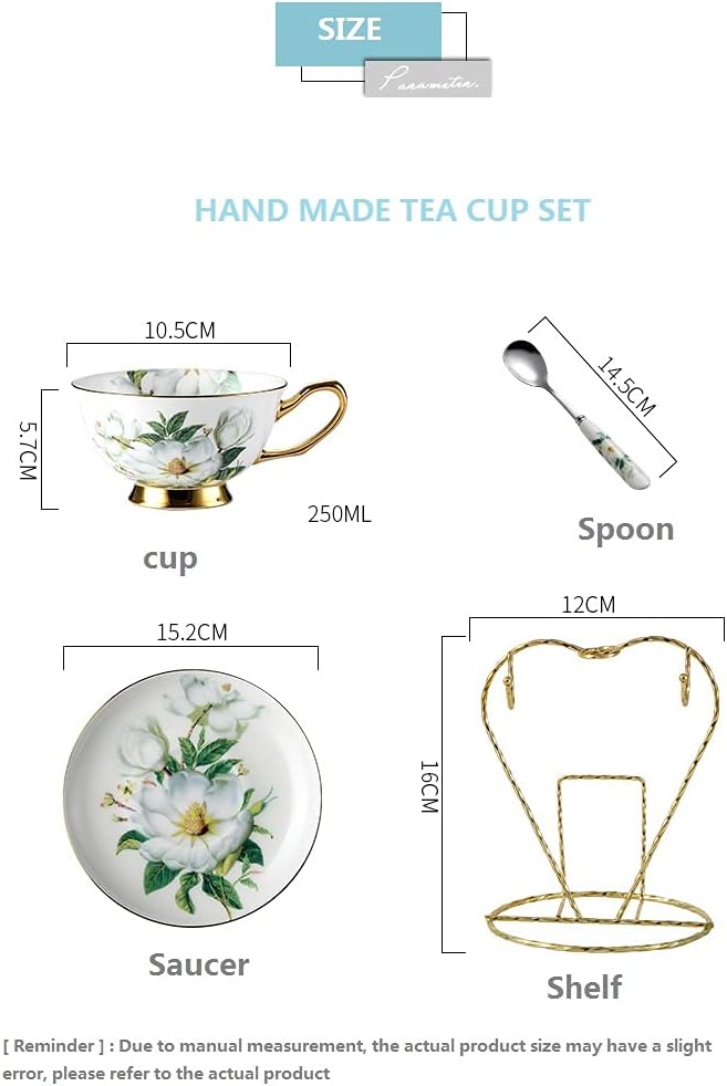 Service À Thé 5 Pièces (tasses Et Soucoupes) Pour 2 Personnes, Idéal Pour Le Thé, Le Café Et Le Cappuccino. Tasses Et Soucoupes En Céramique De Style Anglais. Motif Original Blanc, Violet, Rouge Et Ro