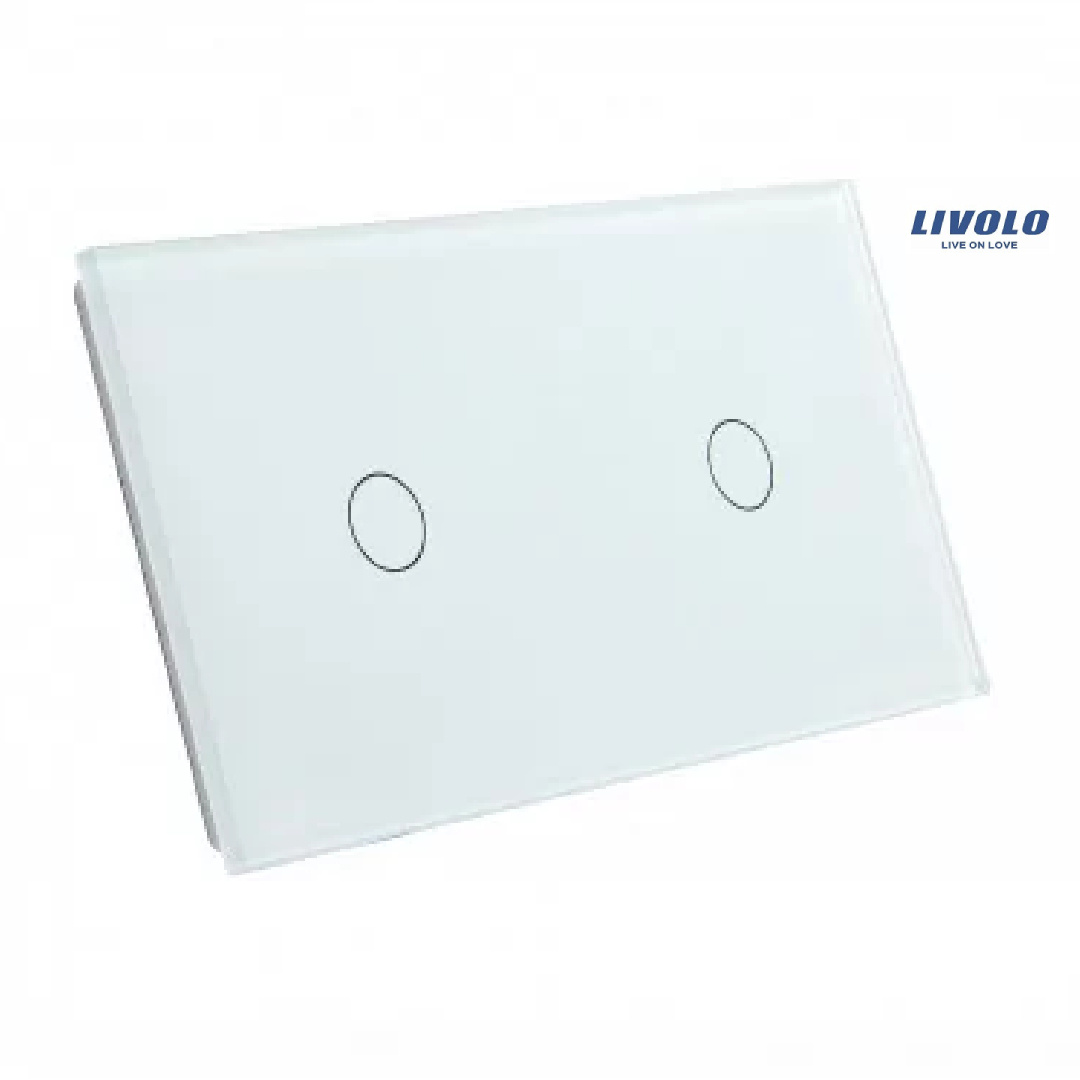 Livolo Doppelglas-außenwand 7011-61 1+1 Schalter