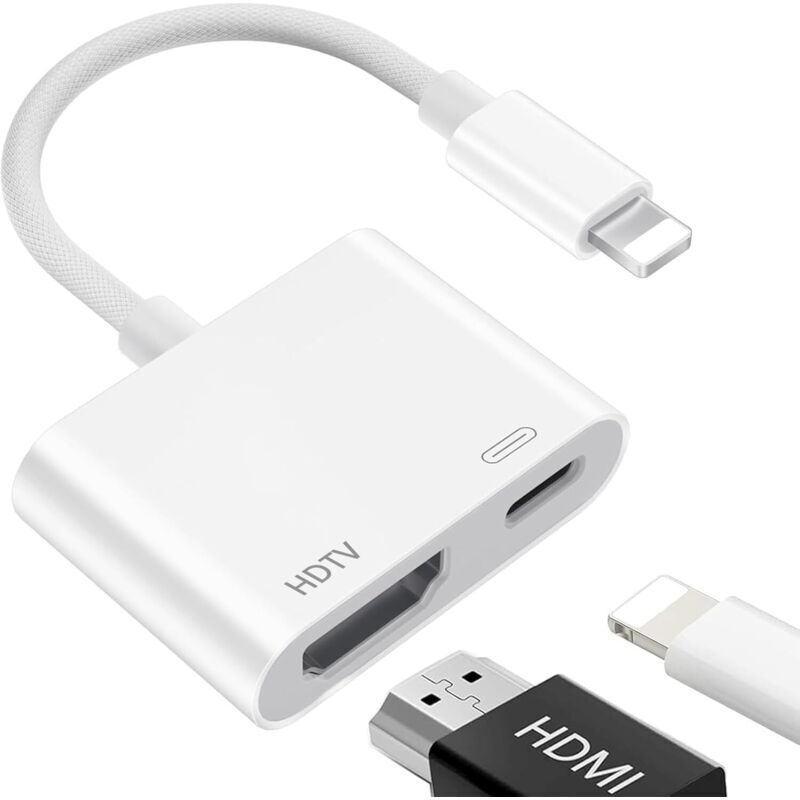 Lightning Hdtv-adapter, 【apple Mfi-zertifiziert】 Iphone Hdtv-adapter, Ipad Hdtv-adapter, Iphone Hdtv-kabel, Lightning Hdtv-kabel