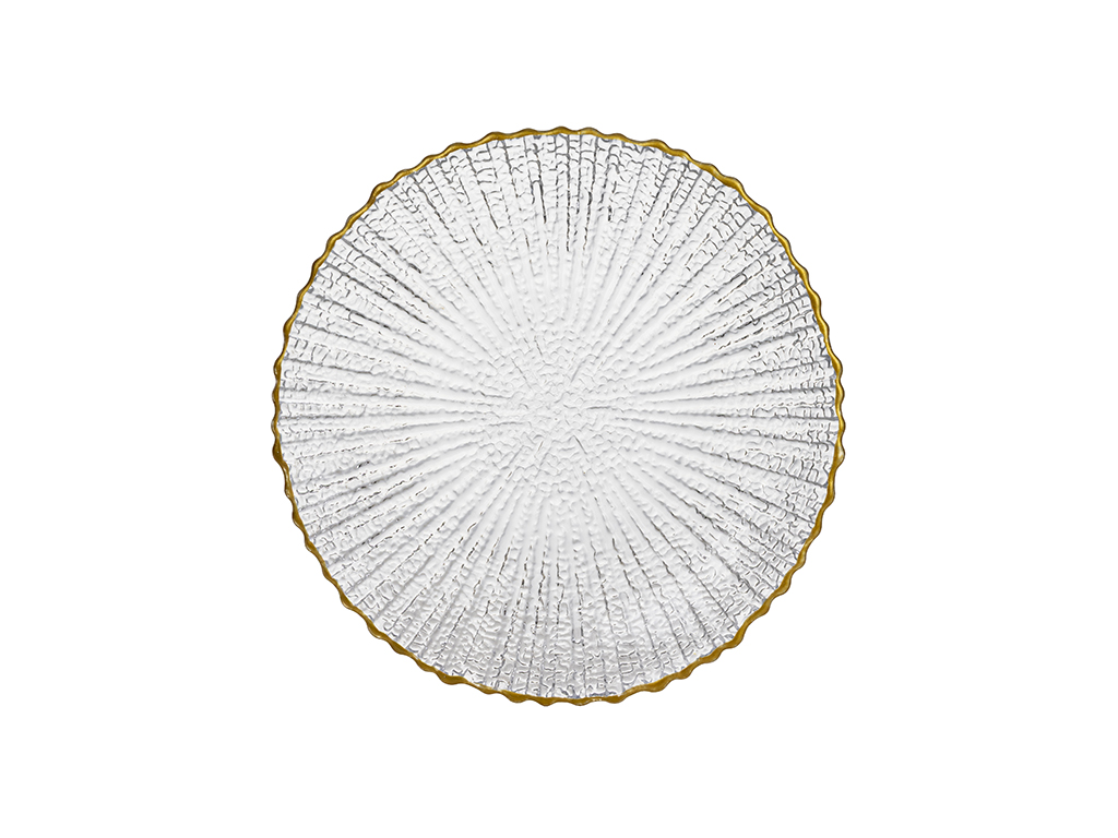 Vera-glasteller Mit Goldrand, 15 Cm