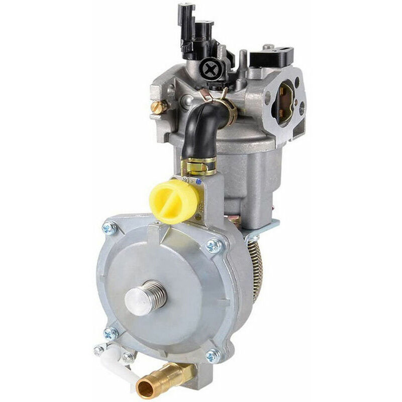 42-mm-doppelkraftstoffvergaser Für Lpg-generatoren, Kompatibel Mit 170f, Gx160, Gx200, 8 Ps, 9 Ps, 2 Kw, 6,5 Kw Generatoren, Modell: Silber