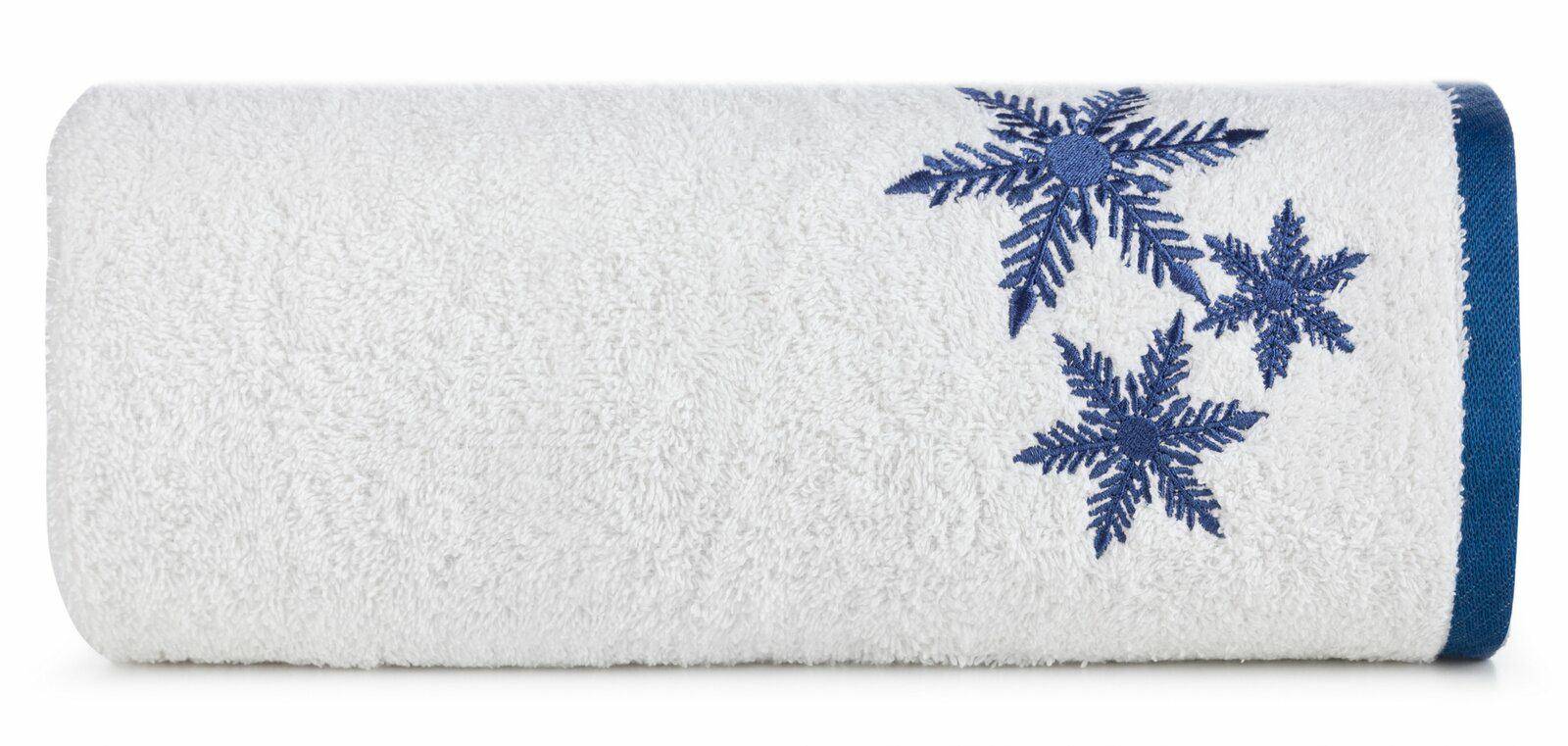 Weihnachtshandtuch Carol/01 70x140 Weiß
