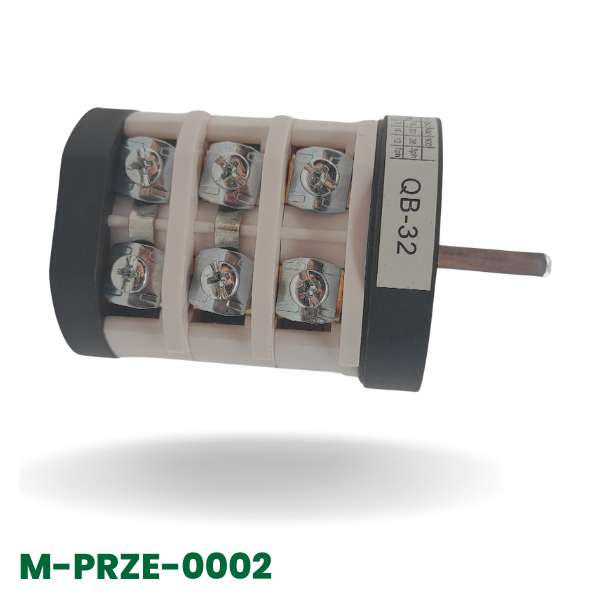 Drehschalter 220v/380v/32a (1 Geschwindigkeit, Weiß)