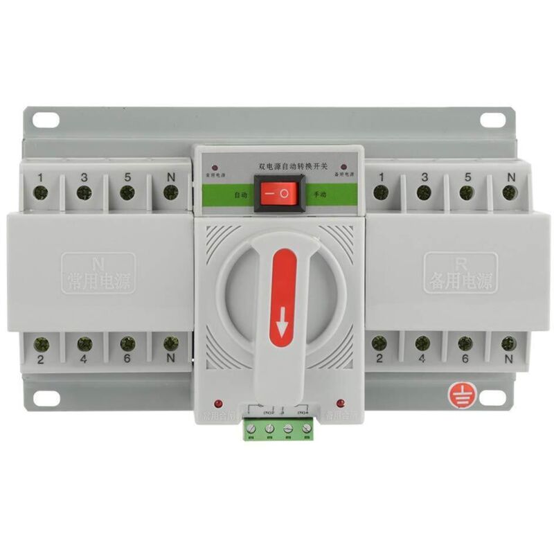 Automatischer Umschalter, 4-poliger Umschalter, 220-v-leistungsschalter, 63-a-umschalter