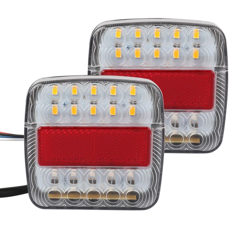 12v Led-rückleuchten, Bremslicht/blinker, Geringer Stromverbrauch, Wasserdichte Rückleuchten Für Lkw
