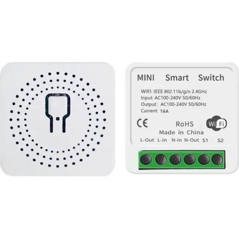 Tuya Smart Wi-fi-schaltermodul, Dunkelbox, Dualsteuerung, Kabellos, App-steuerung, Sprachsteuerung, Fernbedienung, Schalter, Licht