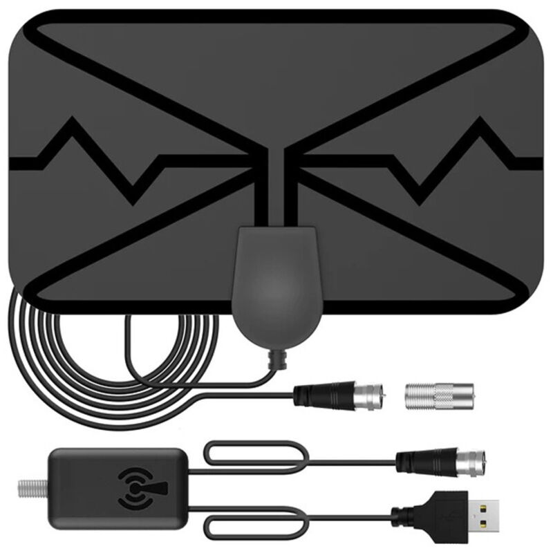 Digitale 4k-zimmerantenne Mit Bodenwellenverstärker, Dvb-t2 Hd Smart Tv-antenne