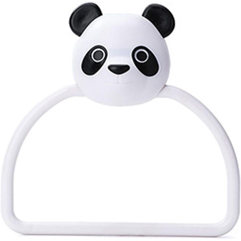 Handtuchhalter, Handtuchring Fürs Badezimmer, Wandmontierter Handtuchring Mit Cartoon-motiv, Abriebfeste Aufkleber, Handtuchstange Für Küche Und Bad (panda)