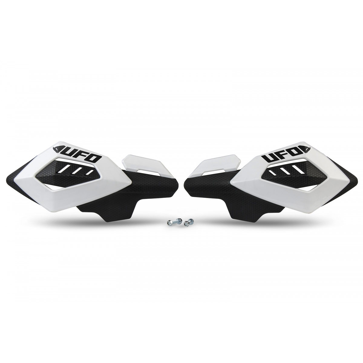 Ufo Handschutz (lenker) Backen, Weiss (mit 22-mm-halterungen)