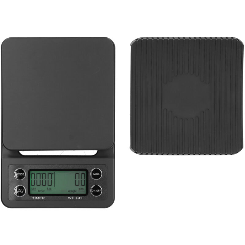 Elektronische Kaffeewaage Von Carnival Merchant, Multifunktionales Lcd-display, Digitale Waage Mit 5 Maßeinheiten, 3 Kg / 0,1 G Für Cafés