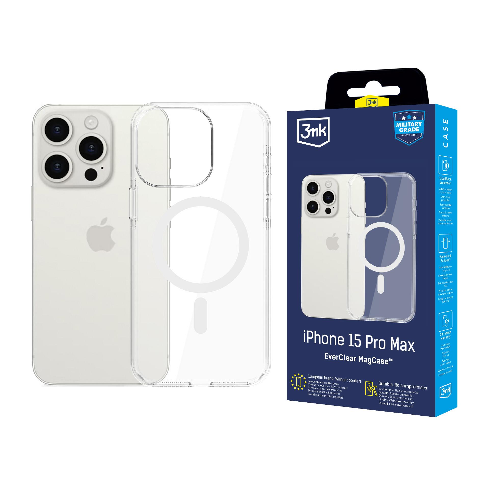 Apple Iphone 15 Pro Max - 3mk Everclear Magcase