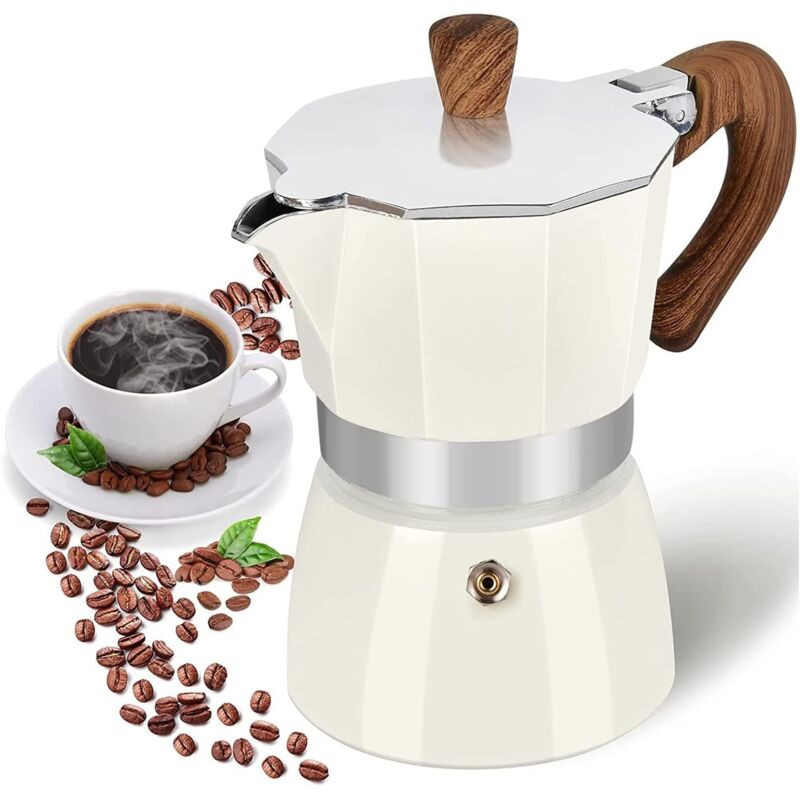 3-tassen-moka-espressomaschine, Hochwertige Manuelle Kubanische Kaffeemaschine Aus Aluminium