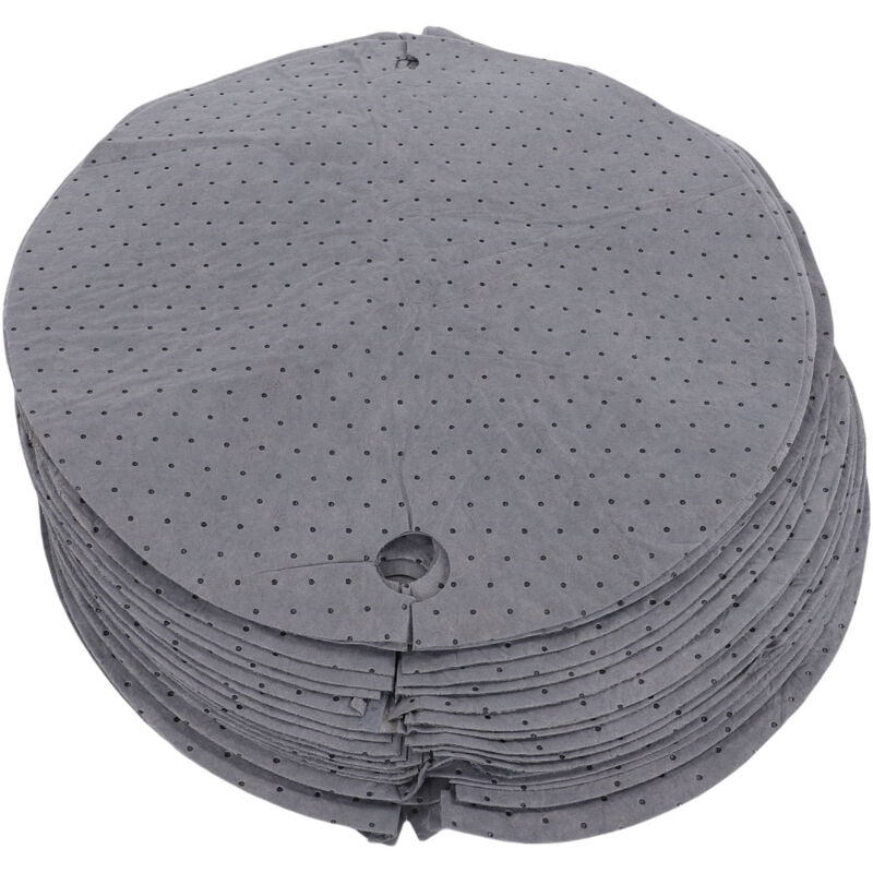 Absorbierende Pads Für Fassdeckel, 25 Stück, 55 Cm Durchmesser, Hochabsorbierend, Ölmatte Für 208-liter-fässer.